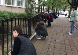 Гимназисты приняли участие в празднике чистоты и порядка