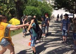 Спортивные состязания в летнем лагере