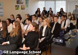 Встреча учеников гимназии с Magdy Attalla - проректор университета BHMS (Business and Hotel Managemeny School)